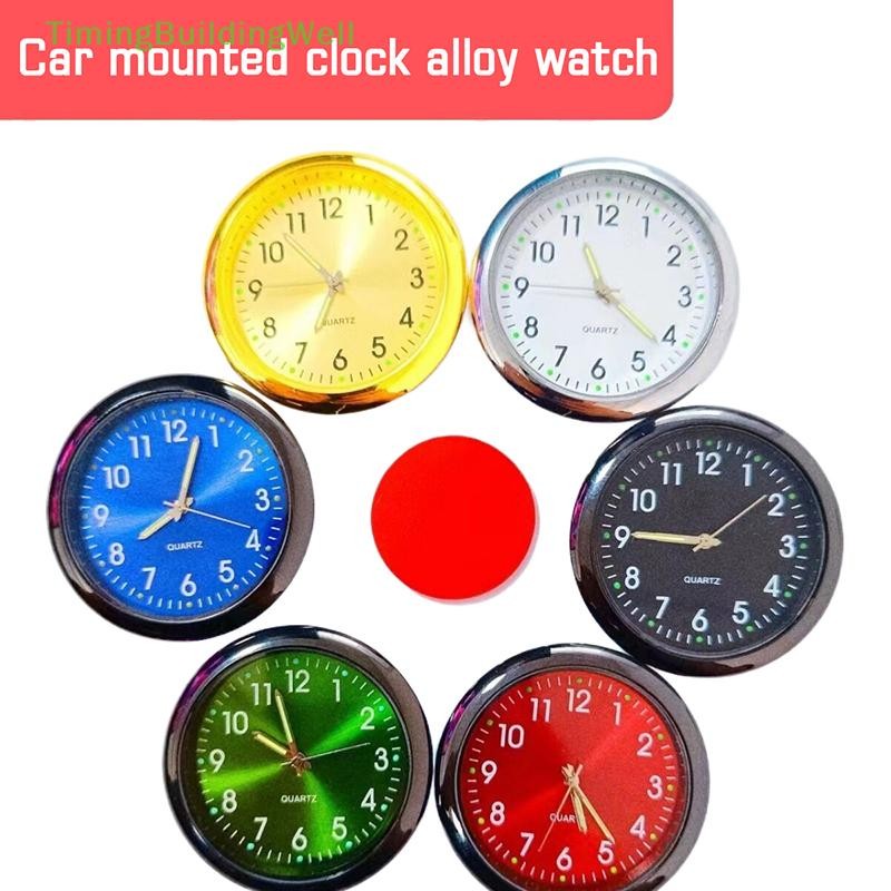 TBPH Mini Watch Car Clock Luminous Electronic Clocks Waterproof Bicycle