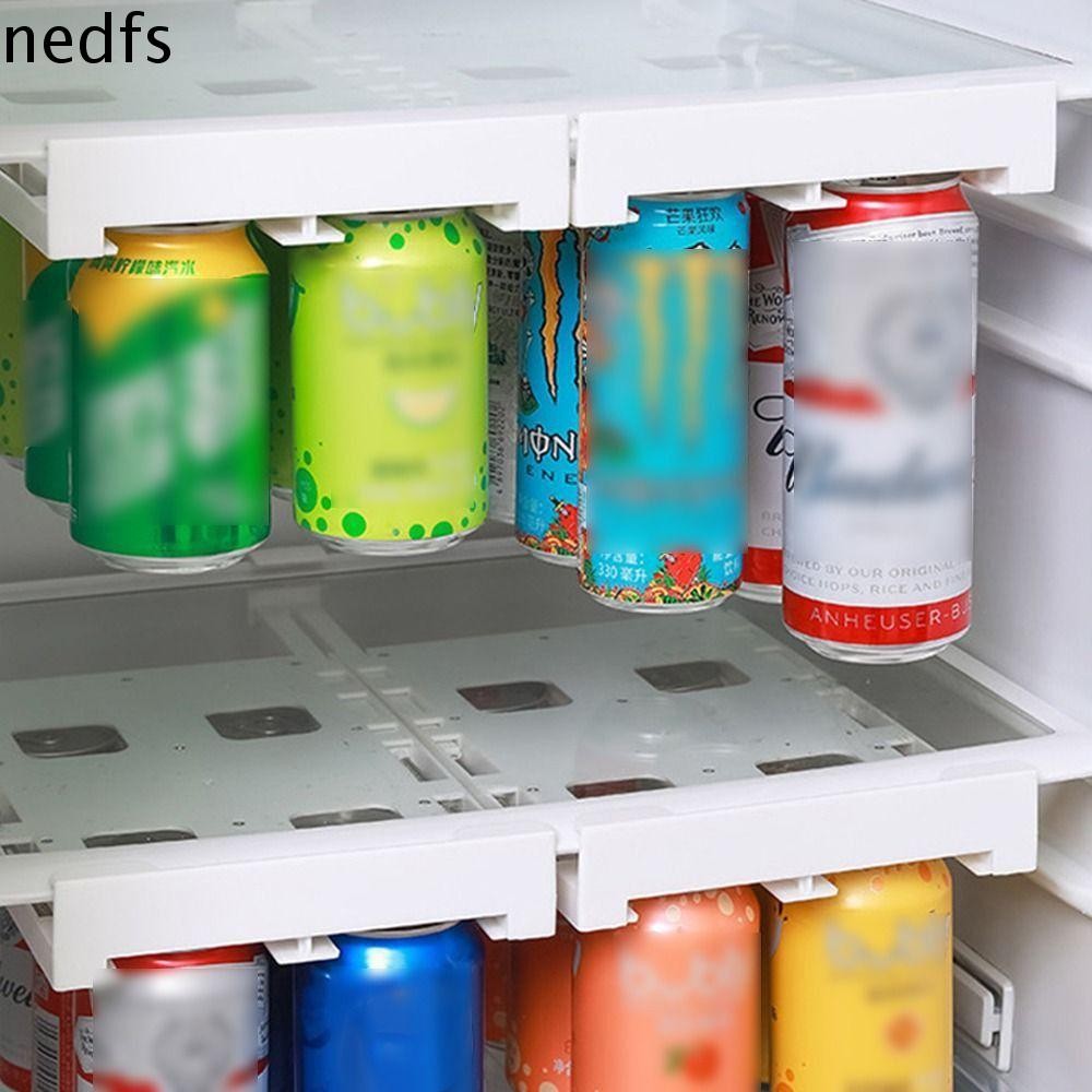 NEDFS Can Dispenser, Double-row Hanging Soda Storage Rack, Practical ...