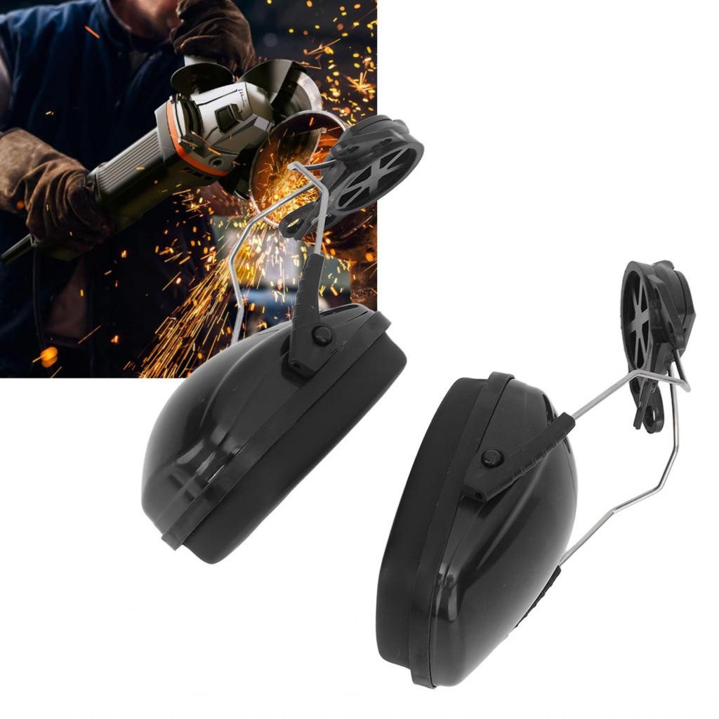 Helmet Attachable Ear Muff Easy Installation Safety Helmet Attachable ...