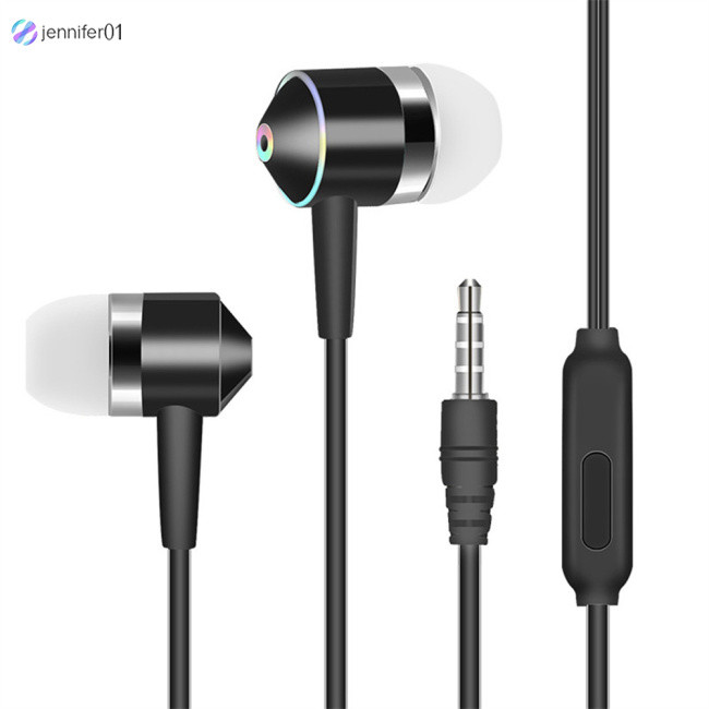 jen Universal 3.5mm Plug Wired Inear Earbuds Portable Wire Control