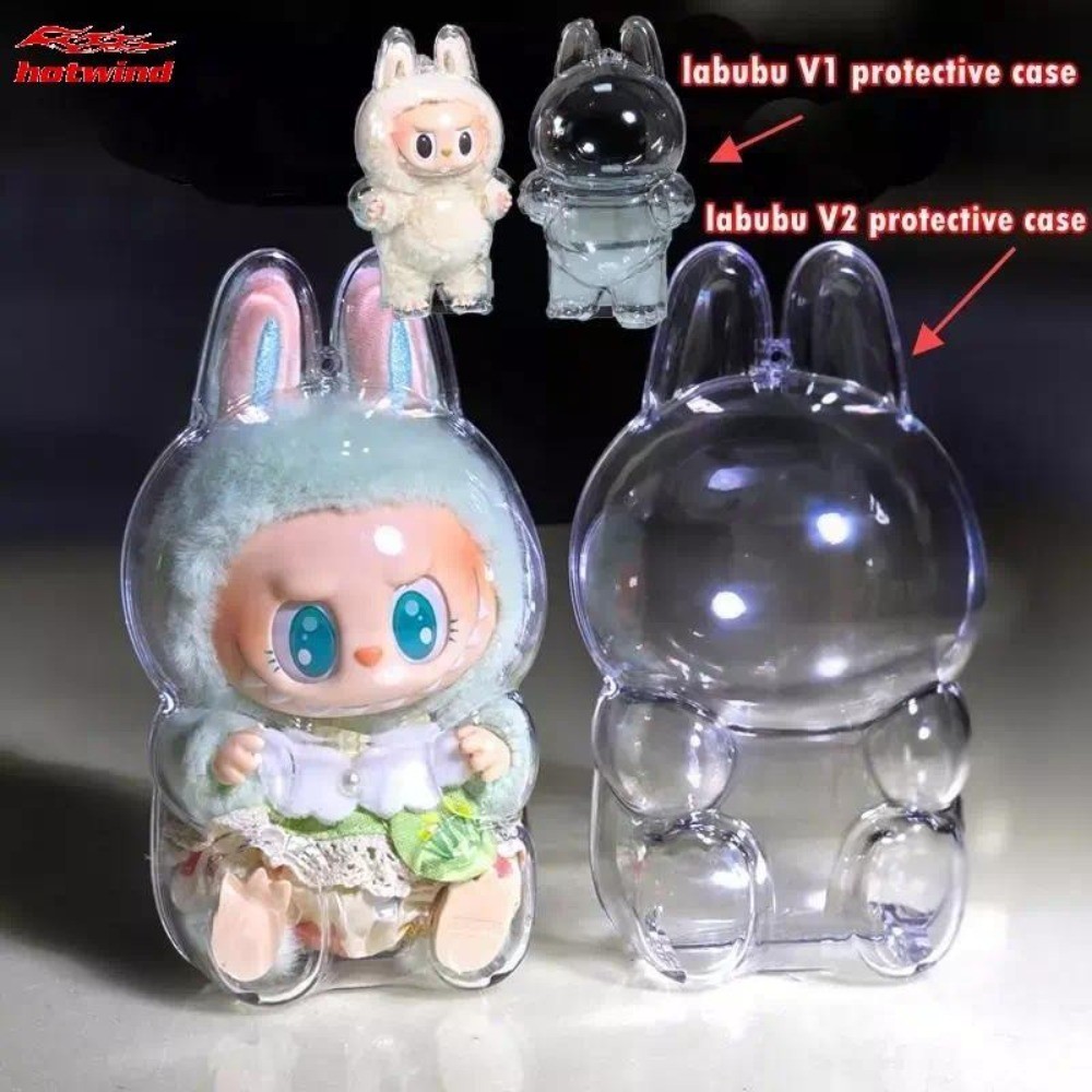 HW Labubu V1 V2 Protective Acrylic Case, Acrylic protective shell