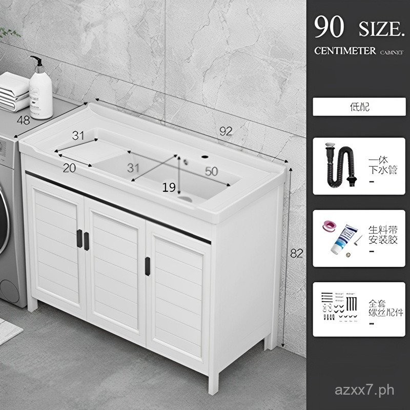 Saashi Laundry Basin With Washboard Integrated Household Plastic Multifunctional Clothes Dorm Hand.