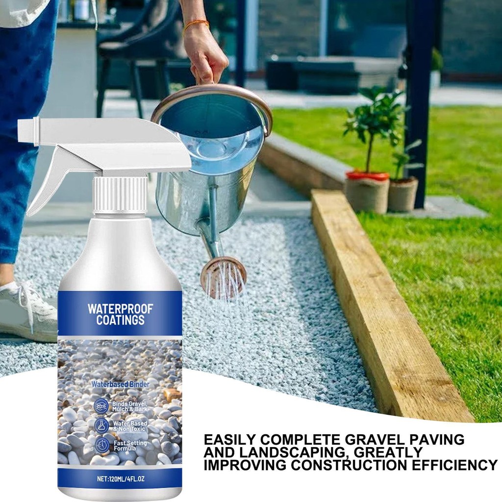 Gravel Binder 120ml Waterproof Landscape Rock Glue Sealer Adhesive ...
