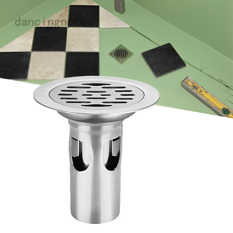 DN Stainless Steel 10cm Circular Floor Drain Bathroom Kitchen Drain ...