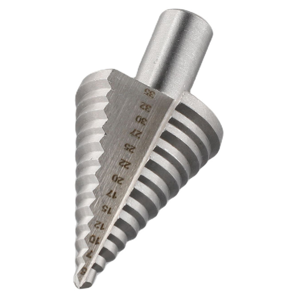 【ONCE+】 Step Drill Bit High Speed Steel Cutter 5-35mm 13 Steps Size ...