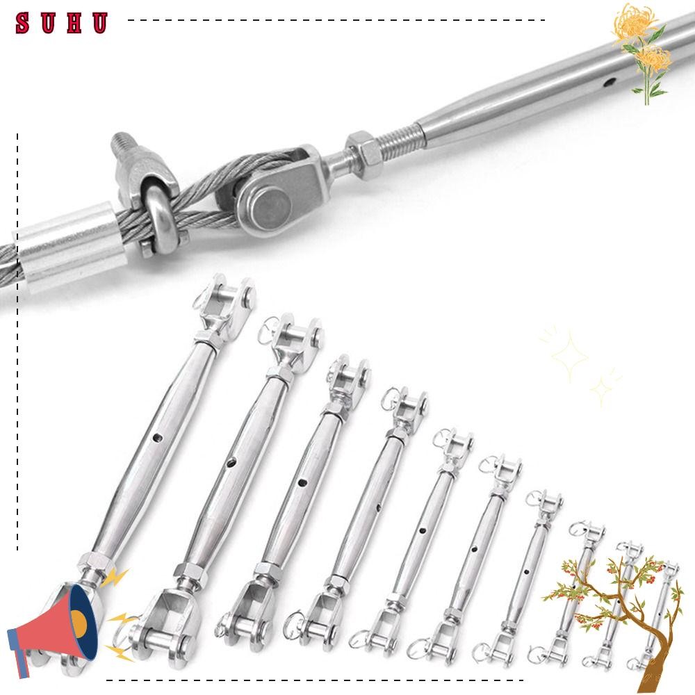 SUHU Tensioner, Screw Closed Body Length Adjuster Clamp Marine Rigging ...
