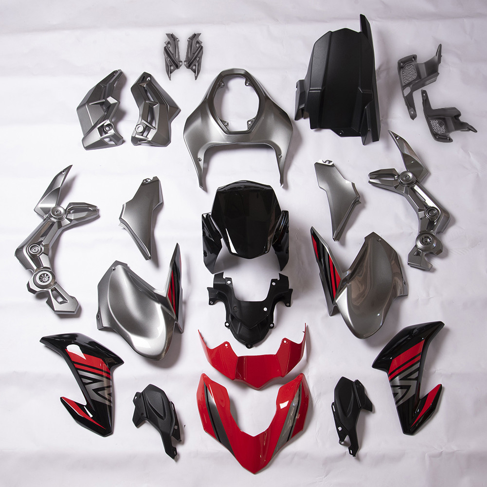 22 PCS Motorcycle Fairings Injection Panel Bodywork Frame Protector ...