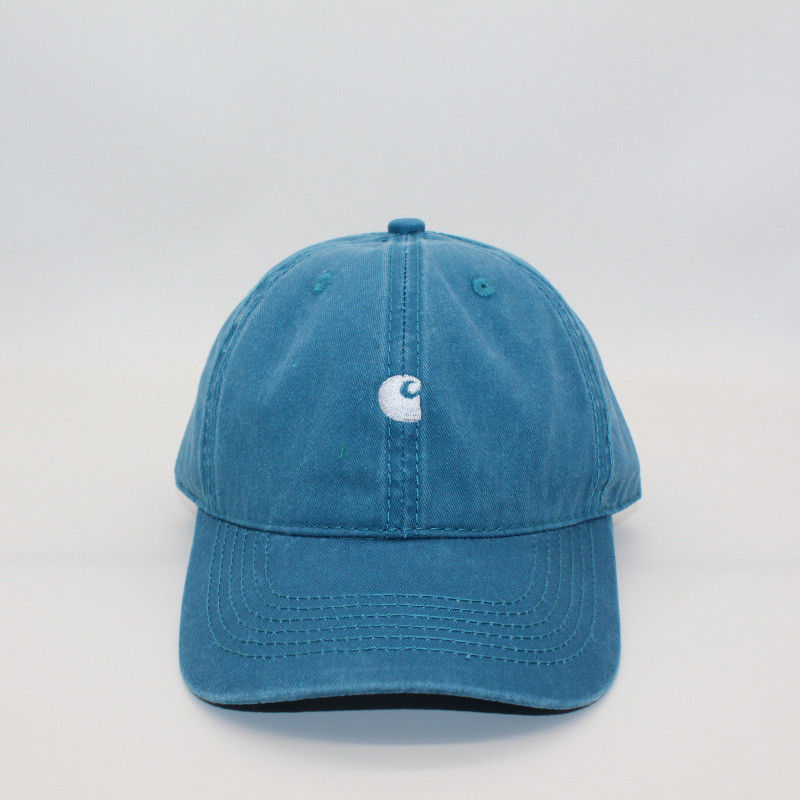 2024 Washed Old Baseball Hat Soft Top Small Embroidered Duck Tongue Hat