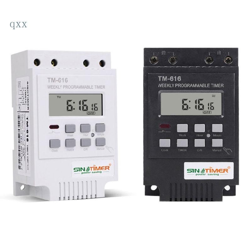 CH*【READY STOCK】 Digital Electronic Timer Switch 220V 30A Rail Mount 17 ...