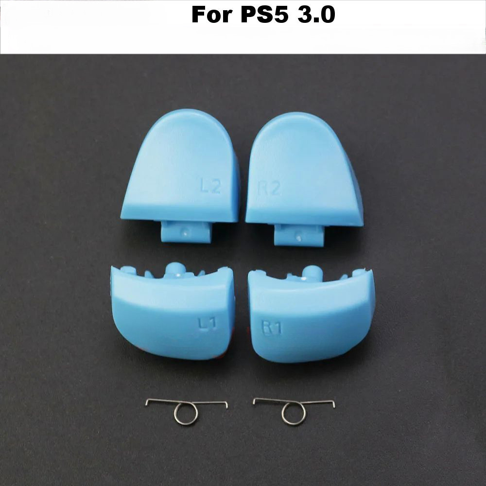 Full Trigger Buttons L2 R2 L1 R1 with Springs Replacement for PS5 Controller BDM-020