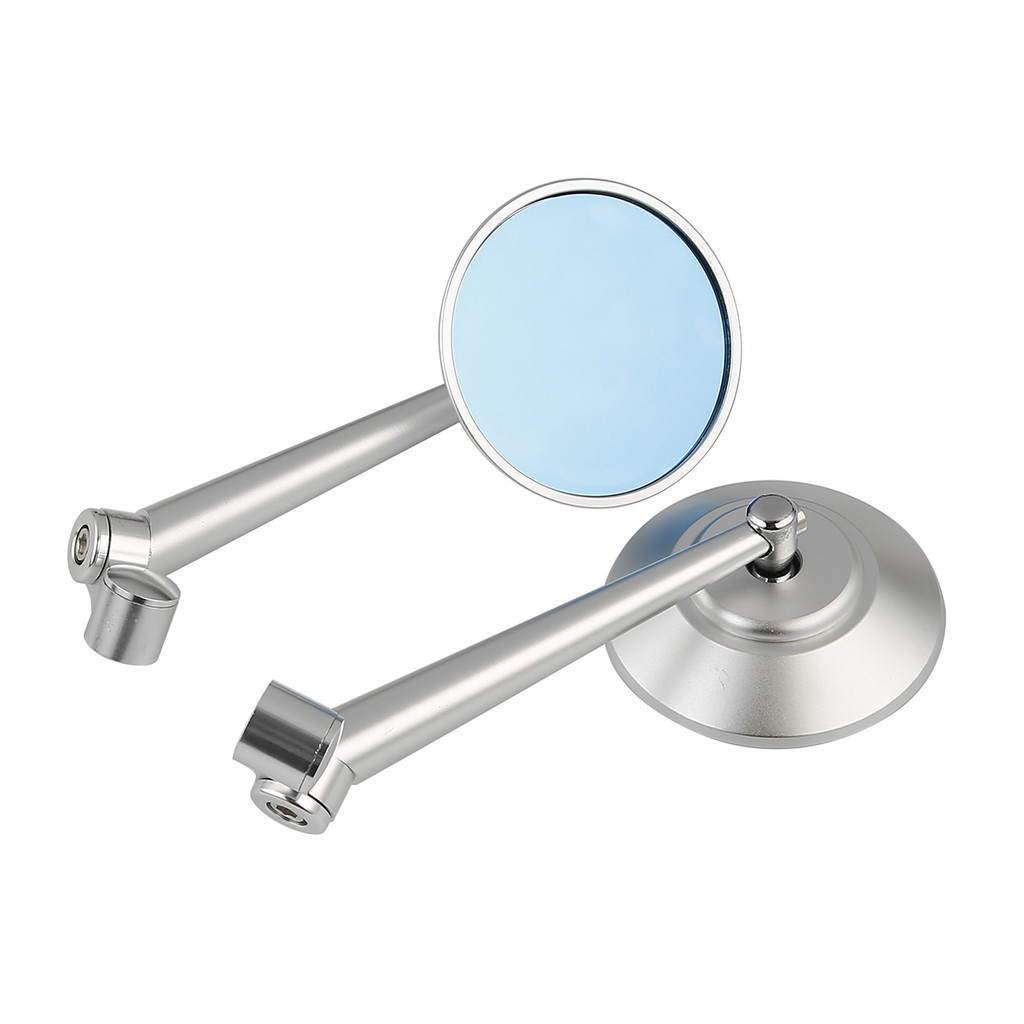 RIZOMA Left and Right Silver 10mm 8mm Rear View Mirrors For Off Road