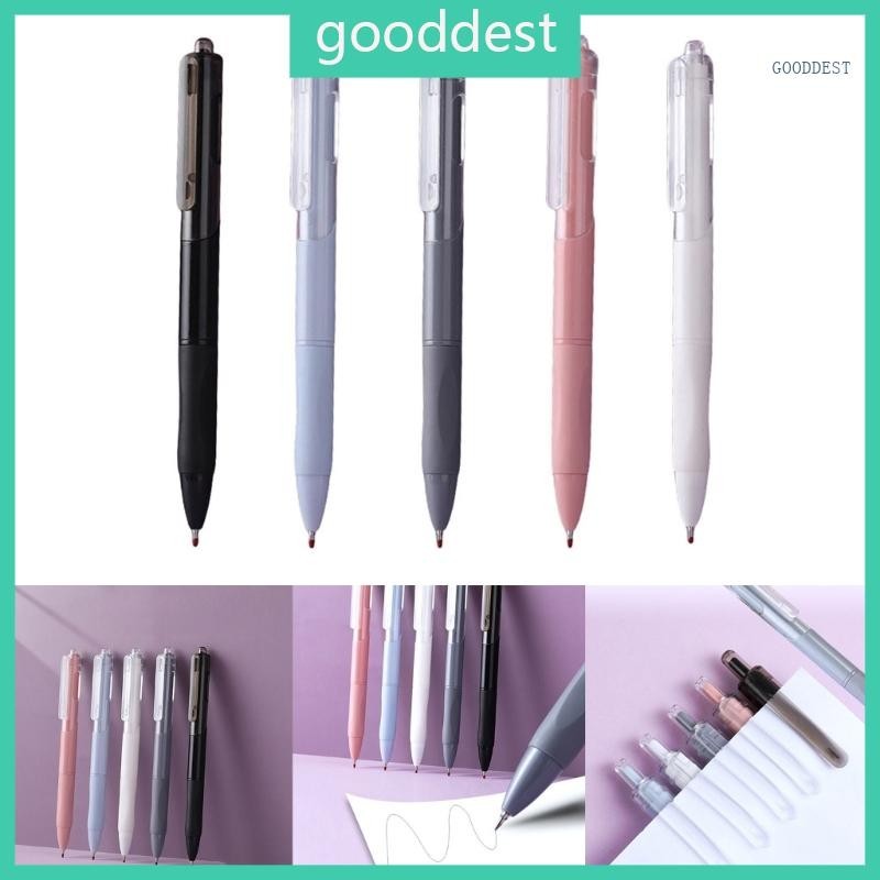 GOO 10x Retractable Gel Pen Black Ink Neutral Pen 0 5mm Signature Pen ...