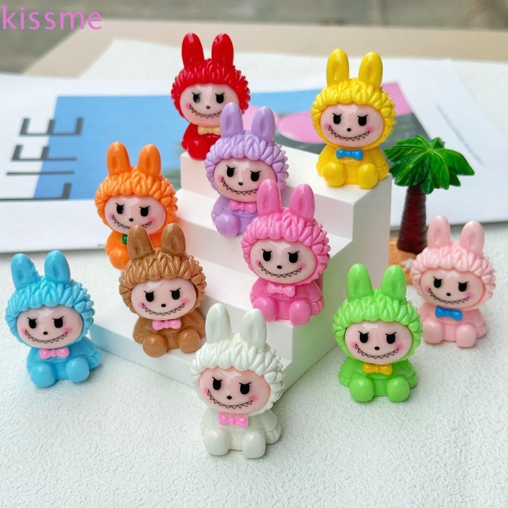 KISSME 10pcs Candy Color Labubu Dolls, Noctilucent Luminous Cartoon ...