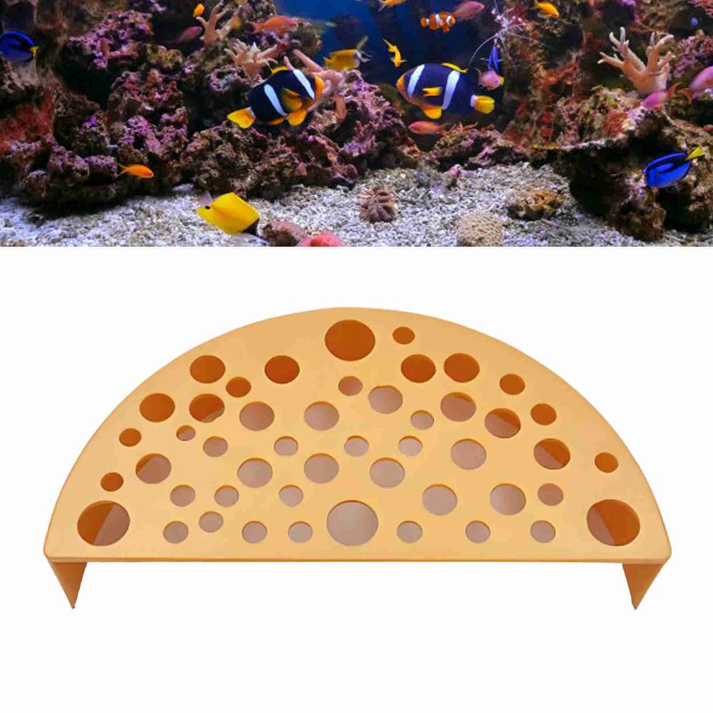 Aquarium Shrimp Tunnel With Viewing Window, White - Durable PLA Plastic