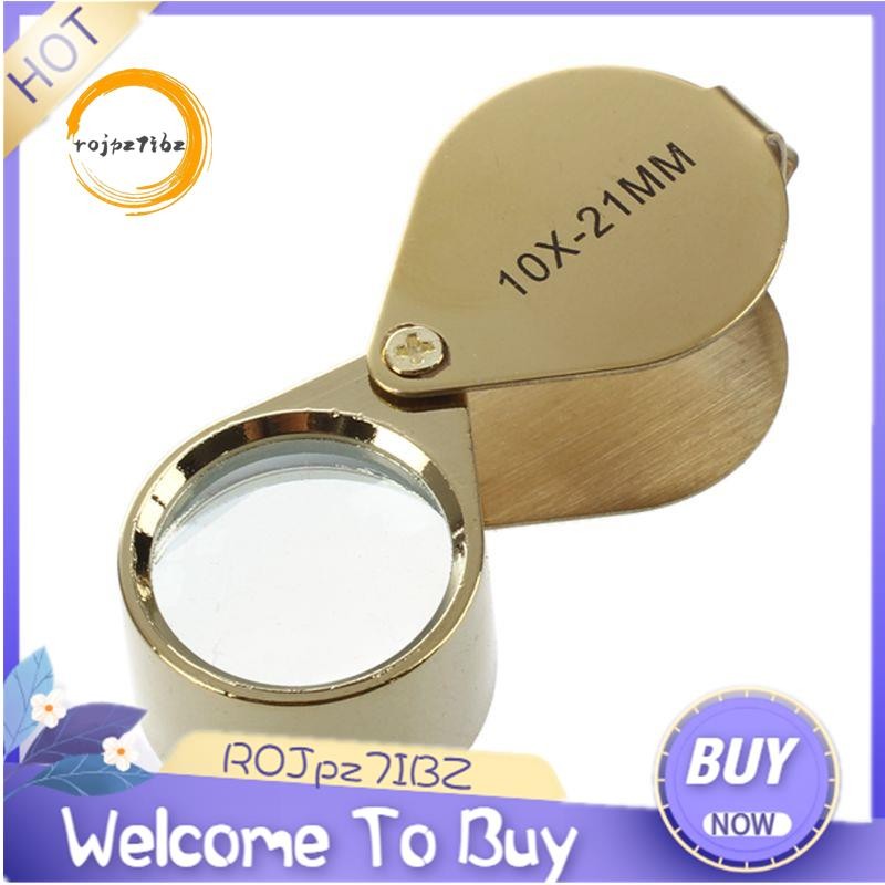 10x Magnifying Magnifier Glass Jewellers Eye Foldable Jewelry Loop ...
