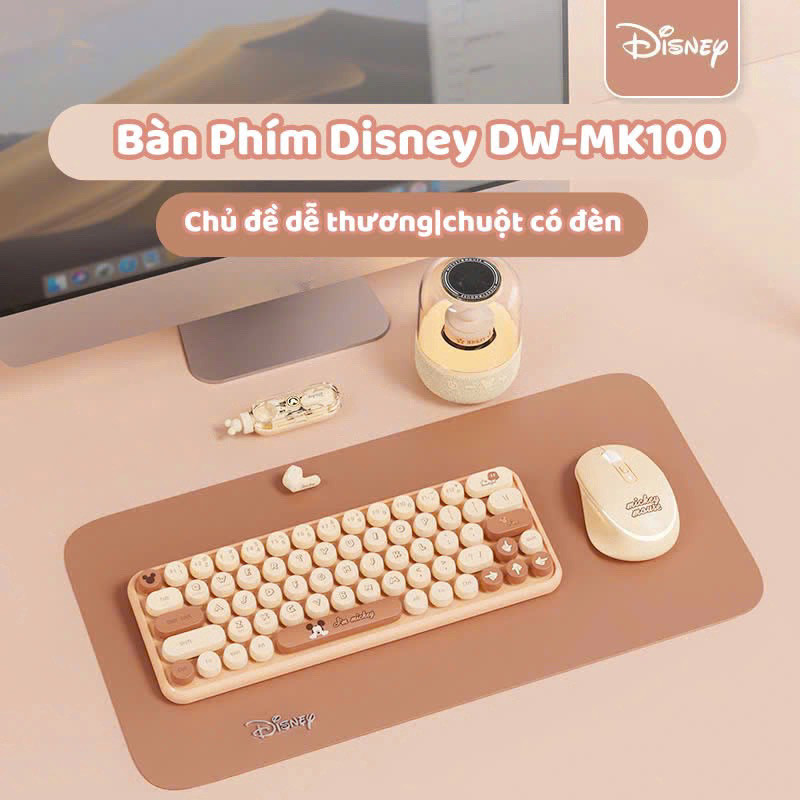 Disney DWMK100 Wireless Bluetooth Keyboard and Mouse Set for Gifts