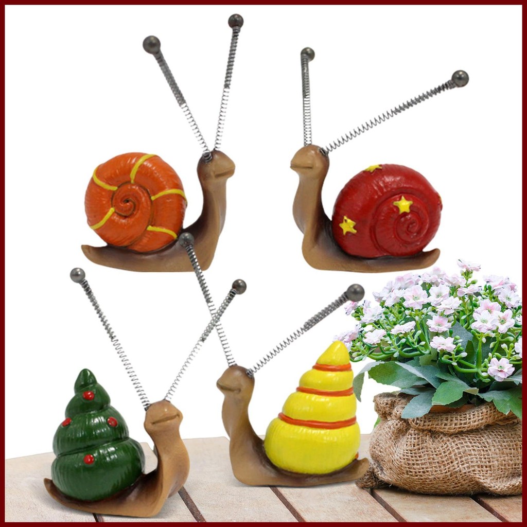 Miniature Snail Figurines Realistic Snail Figurines Set Miniature Snail ...