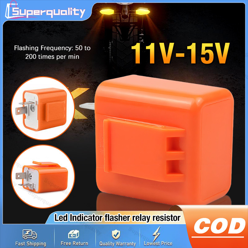 Led Indicator flasher relay resistor fix fast flash rate motor | Shopee ...