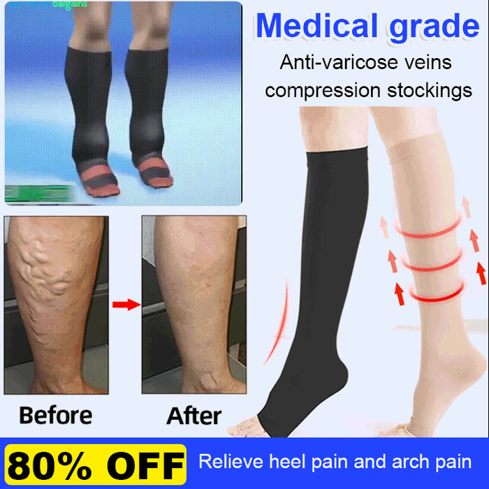 【12h Ship】Anti-Varicose Veins Compression Stocking With Zipper [reduce ...