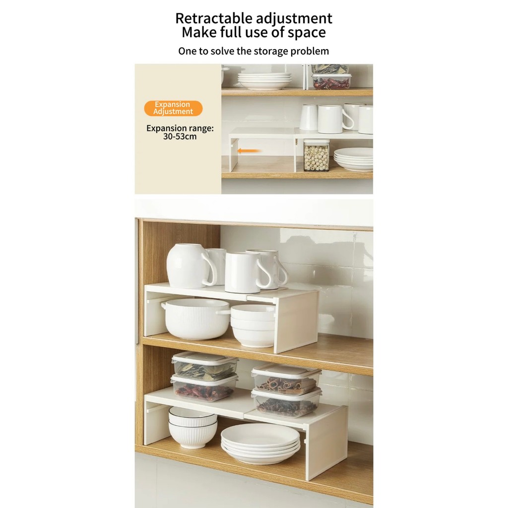 Dish Storage Countertop Kitchen Rack KITkitchen Adjustable Kitchen ...
