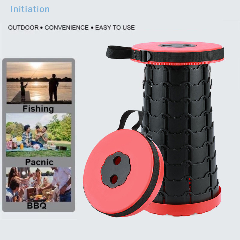 Initiation Portable Round Folding Chair Accordion Chair Height