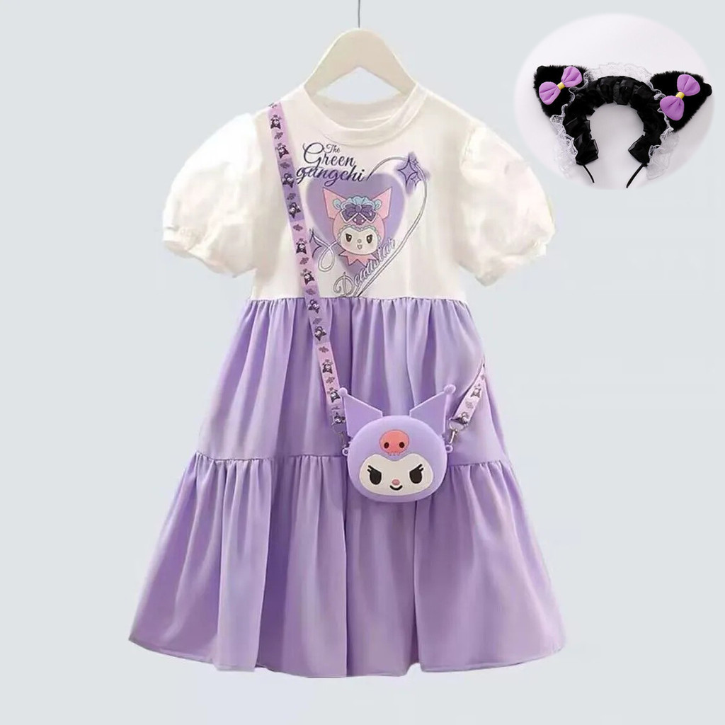 kuromi birthday dress Sanrio Kuromi Costume from Hello Kitty for Kids – Wanna Party