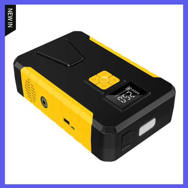 HOT Jump Starter With Air Compressor, 12V Car Battery Booster Pack Auto ...