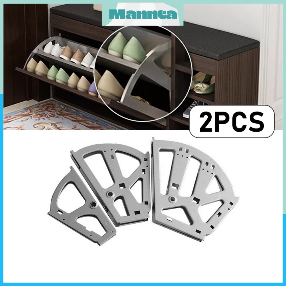2PCs/Set Shoe Rack Hinges Steel Shoe Rack Shelf Flip Rack Hardware ...