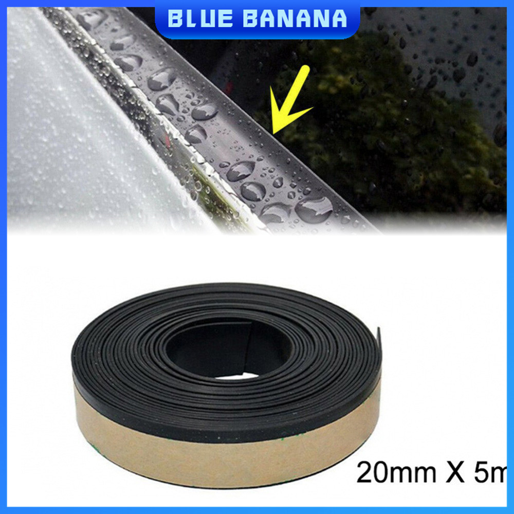 4M 15mm/20mm Car Window Seal Strip Waterproof Soundproof Side Window