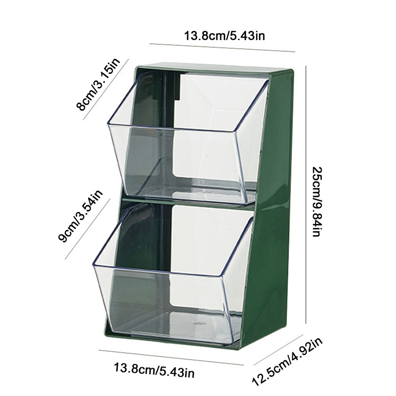Tea Bag Coffee Storage Rack Desktop Organizer Acrylic Dustproof ...