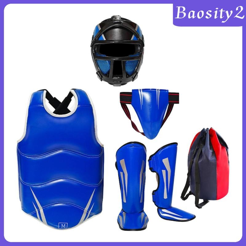 [Baosity2] Taekwondo Gear Set Padded with Leg Guards Karate Sparring ...