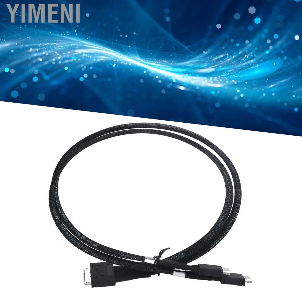 Yimeni PCI E Cable 16Gbps SFF 8611 8i TO 2xSFF 4i Serial Advanced