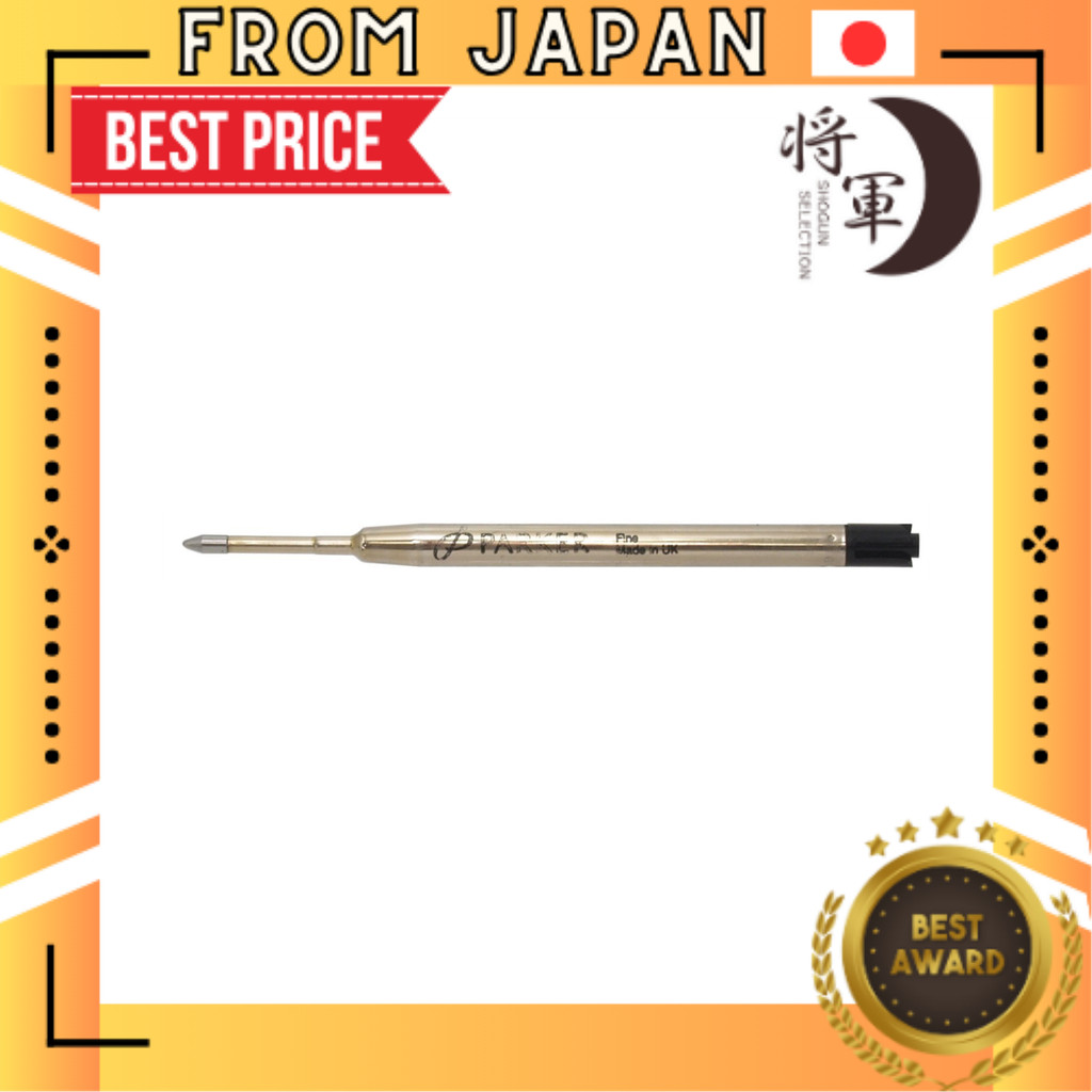 【From Japan】PARKER Ballpoint Pen Quinkflow Refill Refill Black F (Fine