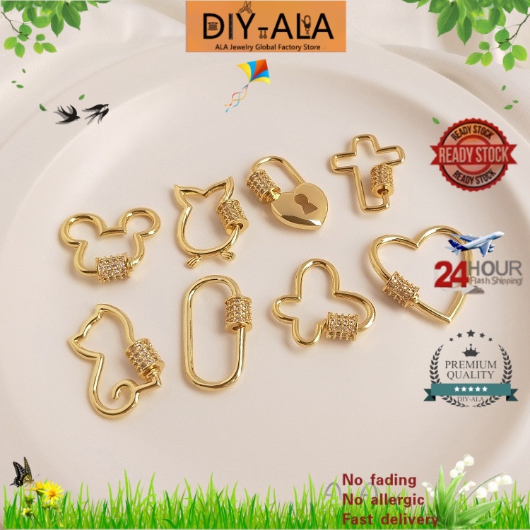 ️Limited time promotion ️18KCopperClad Real Gold Inlaid Zircon Cat