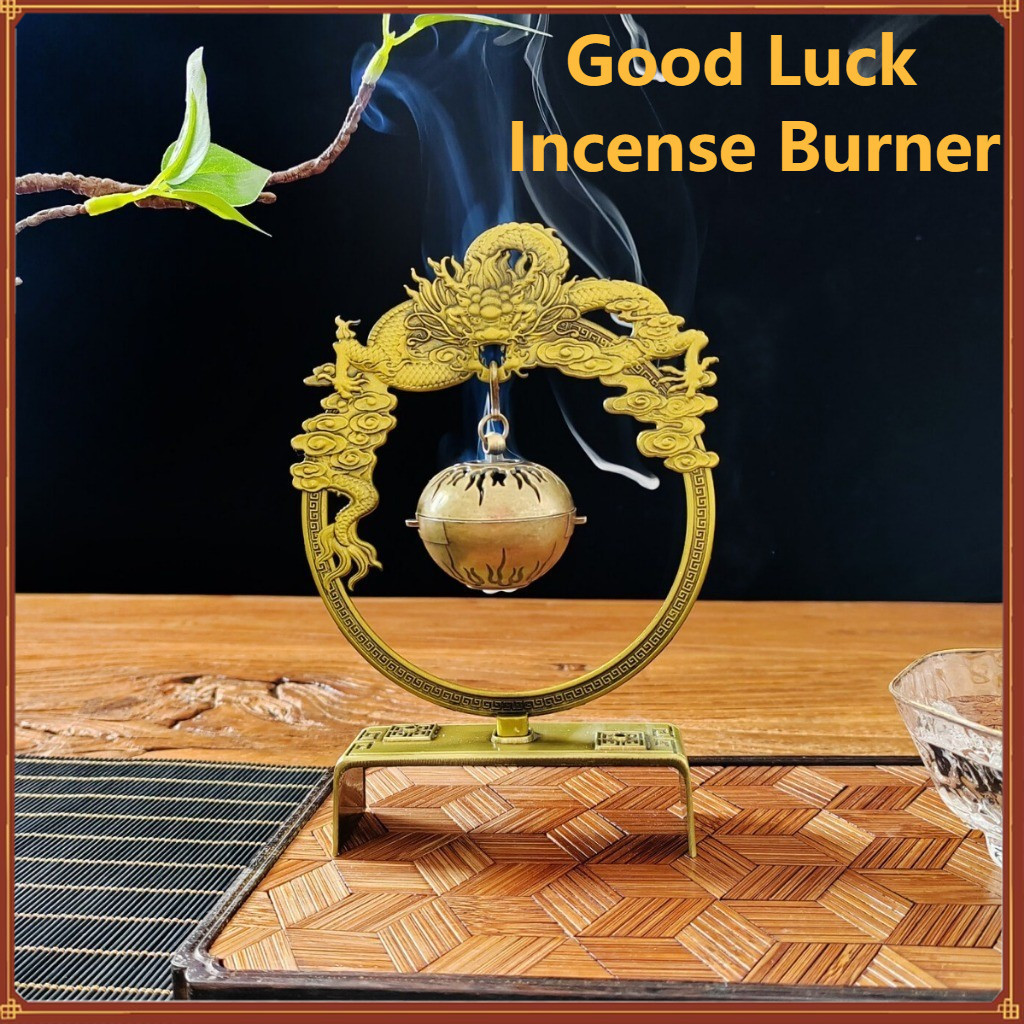 Copper Backflaw Incense Burner Sandalwood Holder Incense Xiangyun ...