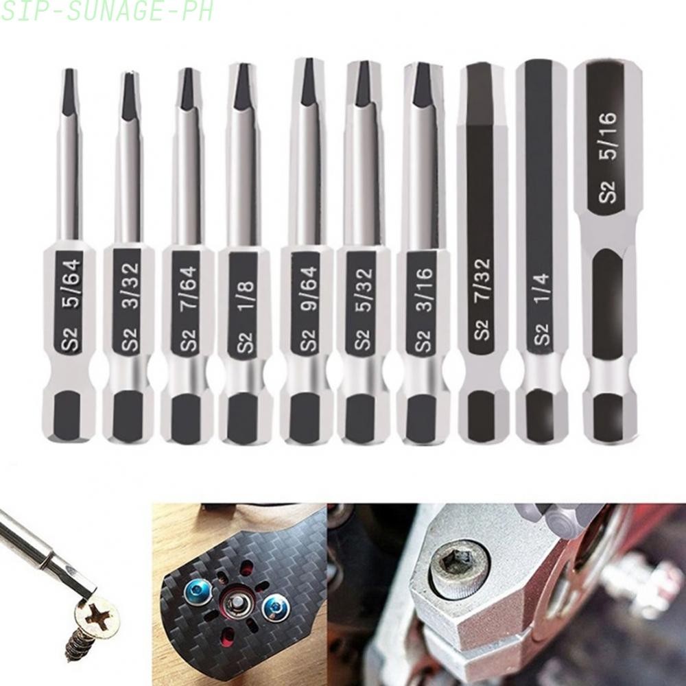 【SIPSUNAGE】Rust proof and Durable Hex Screwdriver Bit Wrench Drill Bit ...