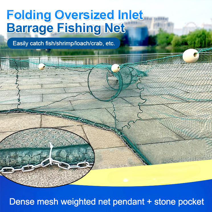 Fish Catcher Large Entrance Fishing Net Protection of Fishing Resources ...