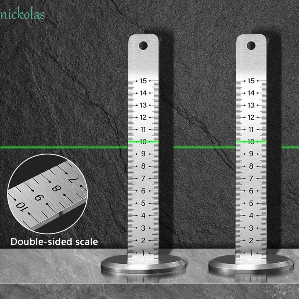 NICKOLAS Lay Floor Tile Special Ruler, Stainless Steel Double-side ...