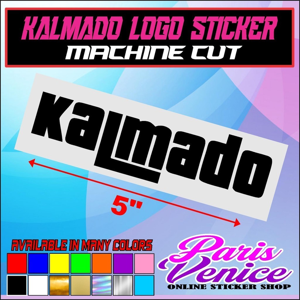 kalmado logo 5 inches machine cut diecut original sticker | Shopee ...