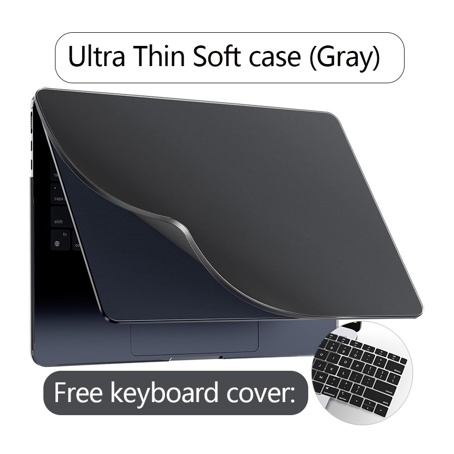 Cover In Silicone Per Tastiera MacBook: Protezione Trasparente Sottile, Compatibile Con Air 13/15 M4 M3 M2 E Pro 14/16 (modelli USA, Tasto Invio Rettangolare) - 2