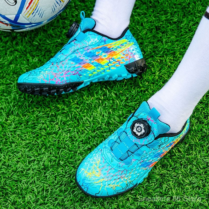 New Kid Soccer Shoes AG/TF Football Shoes for Boys Youth Football Boots