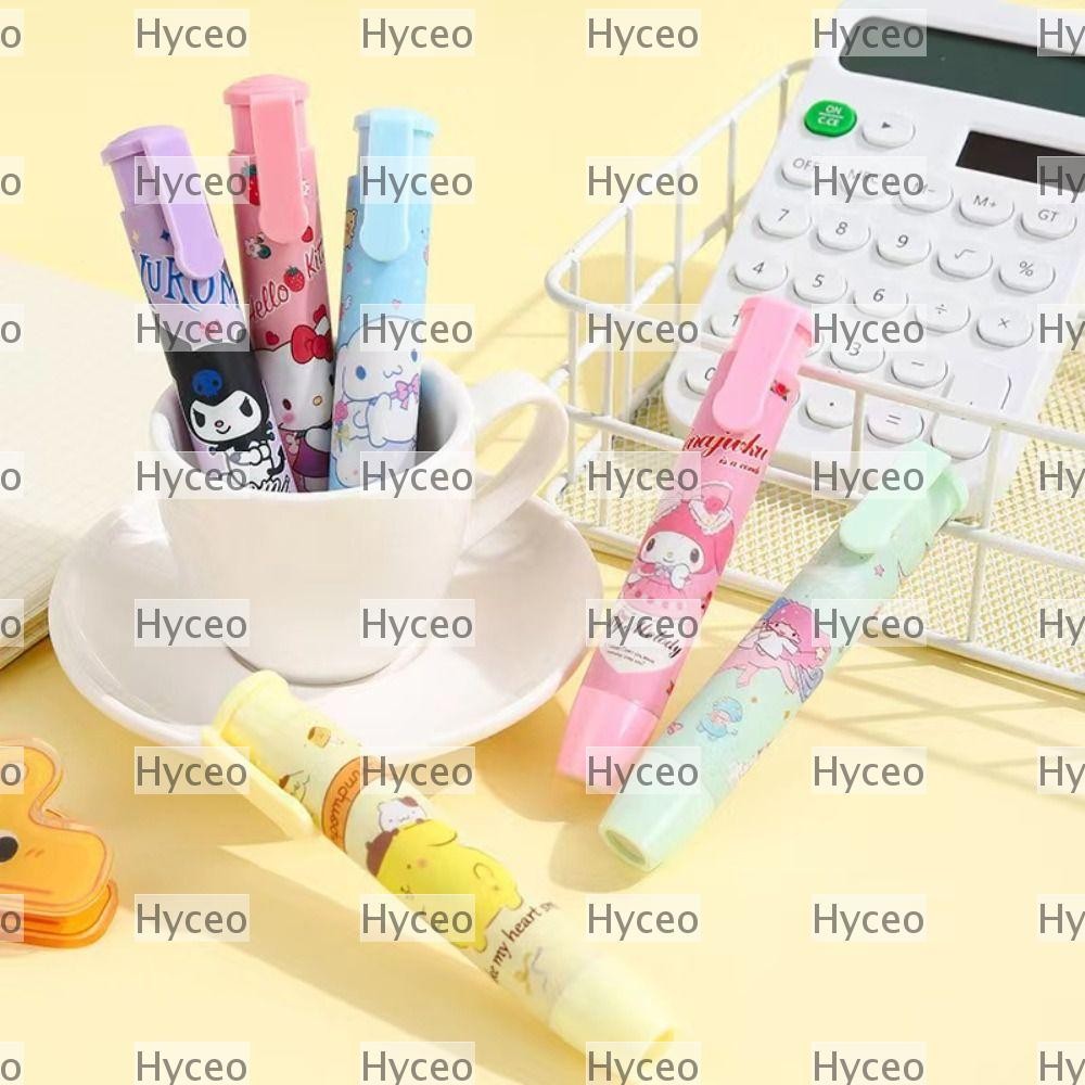 HYCEO Push-Pull Eraser, Creative Cartoon Pencil Eraser, Cute ...