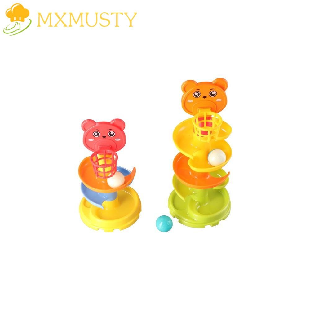 MXMUSTY Ball Drop Roll Swirling Tower Learning Cognize Rotating Track