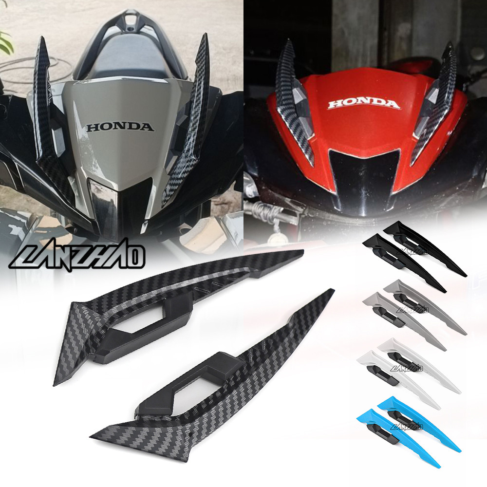 【Local Shipment】for HONDA Click FI 125 150 160 i Winglet Universal Scooter  Wings Kit Decorative Horn Accessories - Main Image
