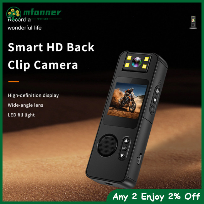 Mfonner Z09 Body Worn Camera WiFi Portable 4K Video Camcorder Cam Night