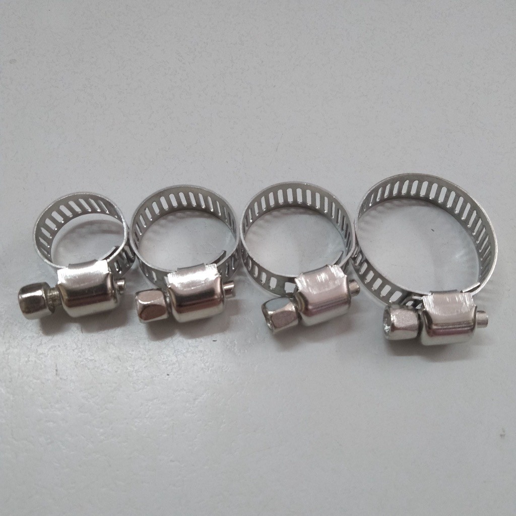 WHOLESALE Galvanized Iron hose clamp metal hose clamp 1/210" Hose