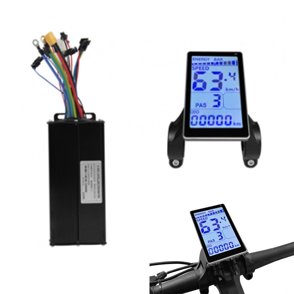 Conversion Kit Three-Mode Comfortable Riding Electric Bike LCD Display ...