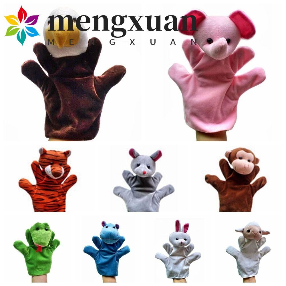 MENGXUAN Hand Puppets For Animal, 24 Types Plush Toy Adorable Hand ...