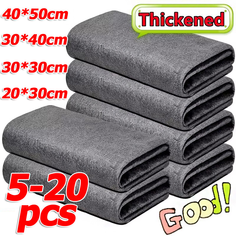 Microfiber Traceless Magic Cleaning Rags / Car Window Mirror Wipe ...