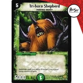 Duel Masters Deck Building Cards : Tri-Horn Shepherd RARE NM ENG | Shopee  Philippines
